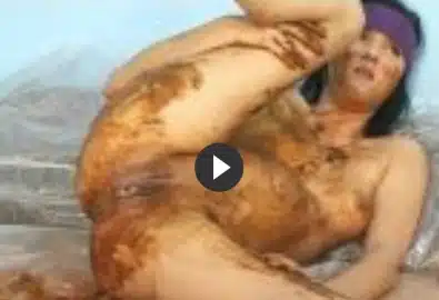 Messy Scatgirl privat in voller Aktion gefilmt
